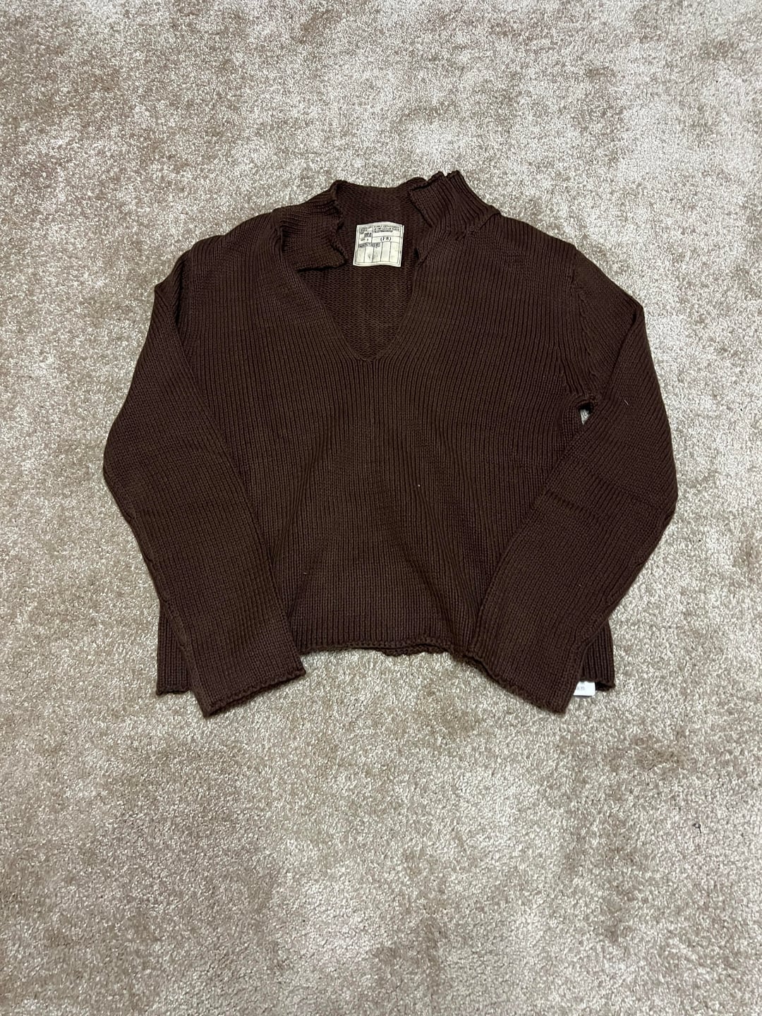 Brown No Faith Studios long-sleeve top