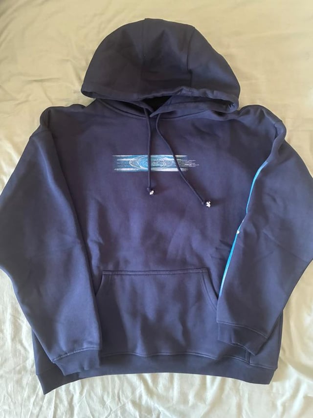 Dark hoodie from the author’s earlier haul